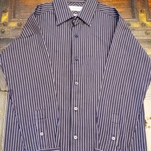 CALVIN KLEIN Boys Pinstripe shirt size 8